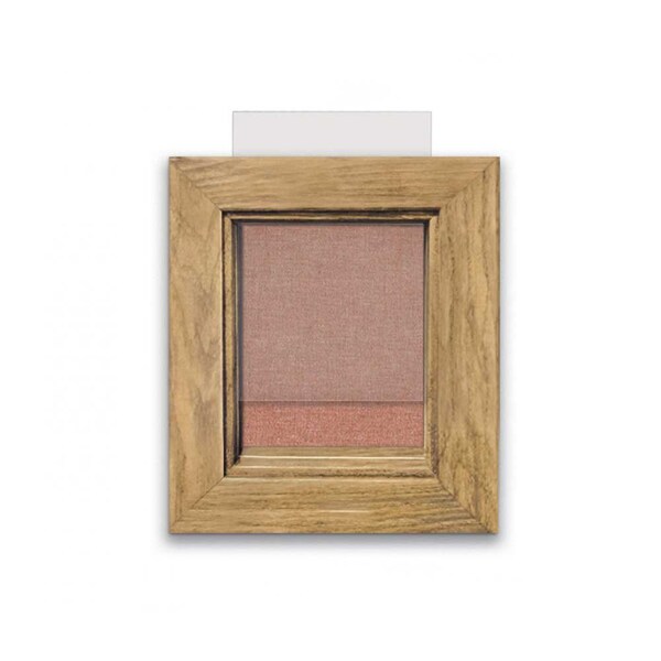 Outdoor Enclosed Combo Board, 48"x36", Bronze Frame/Black & Burgundy